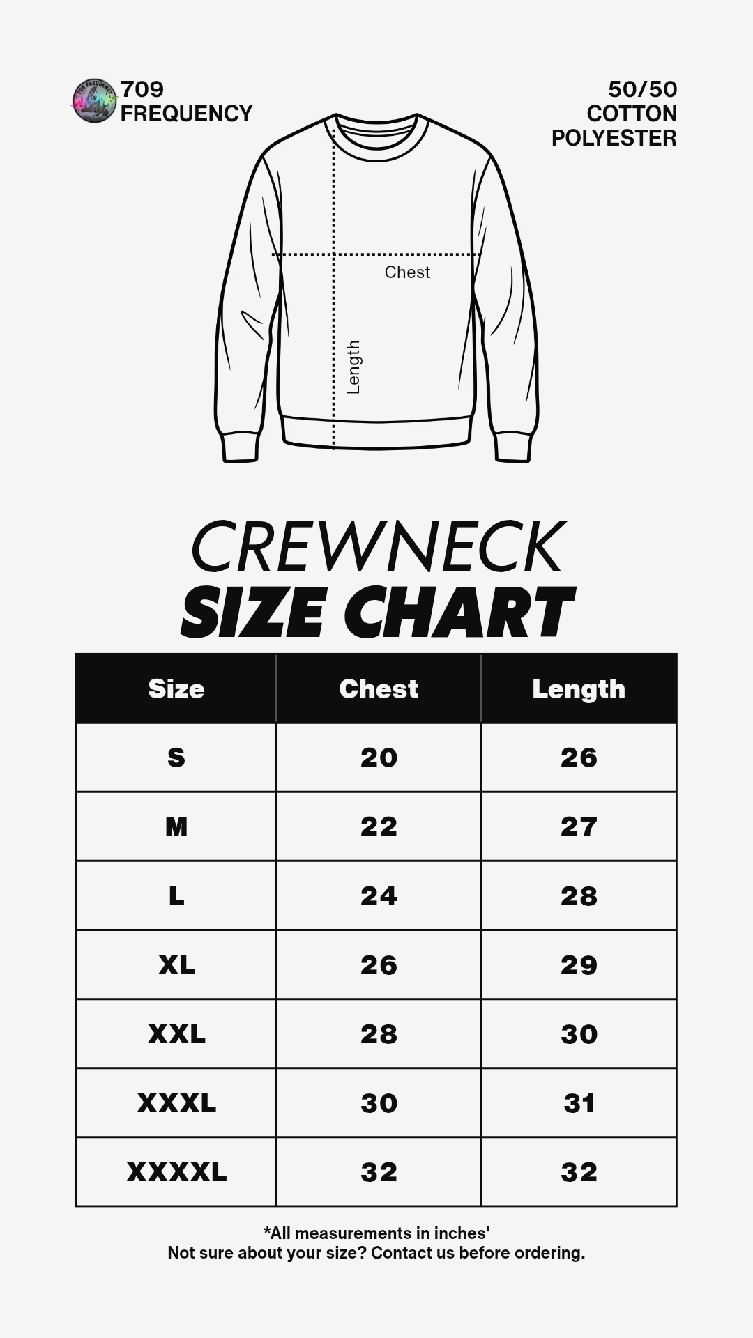 709 FREQ TV GHOST CREWNECK