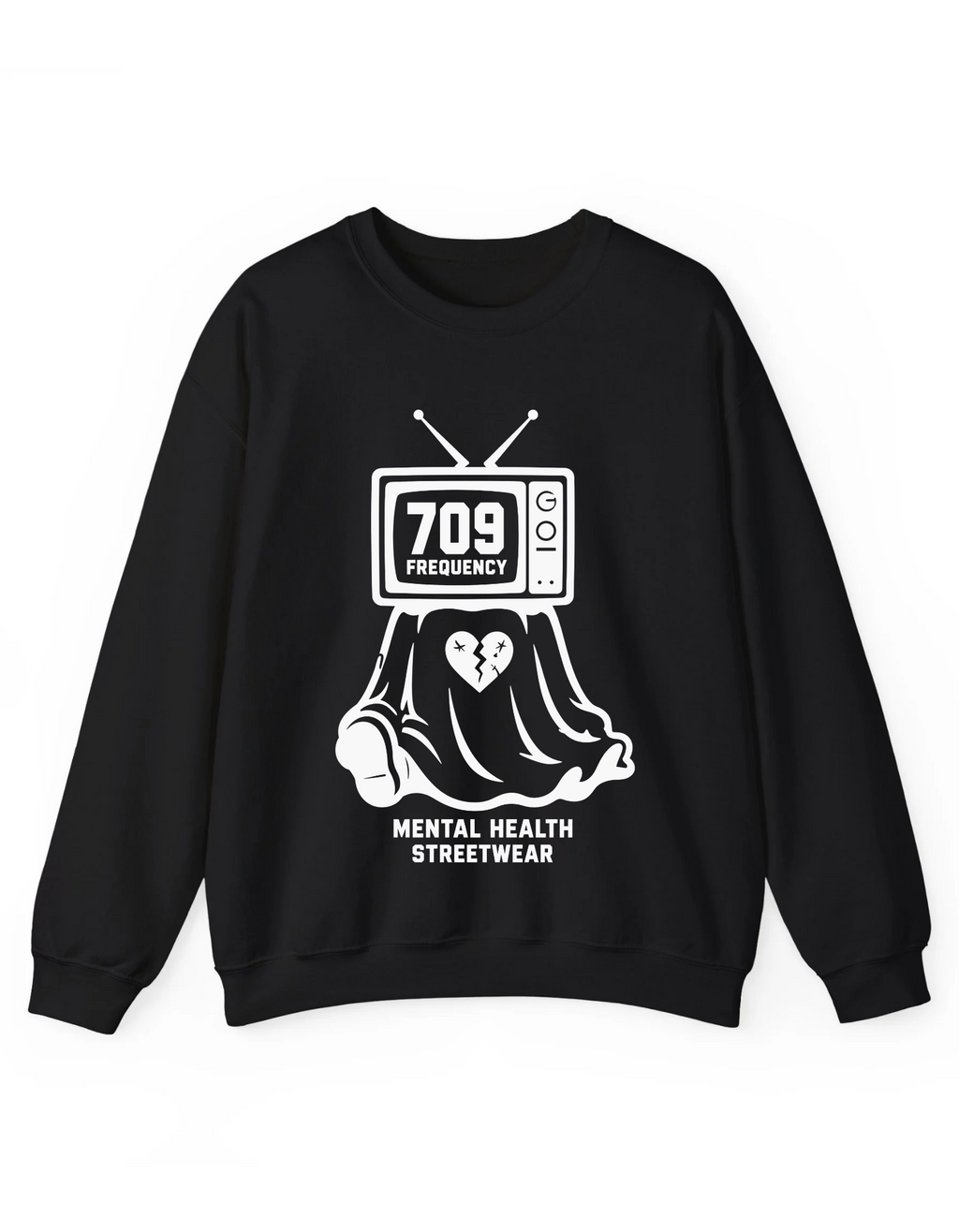 709 FREQ TV GHOST CREWNECK