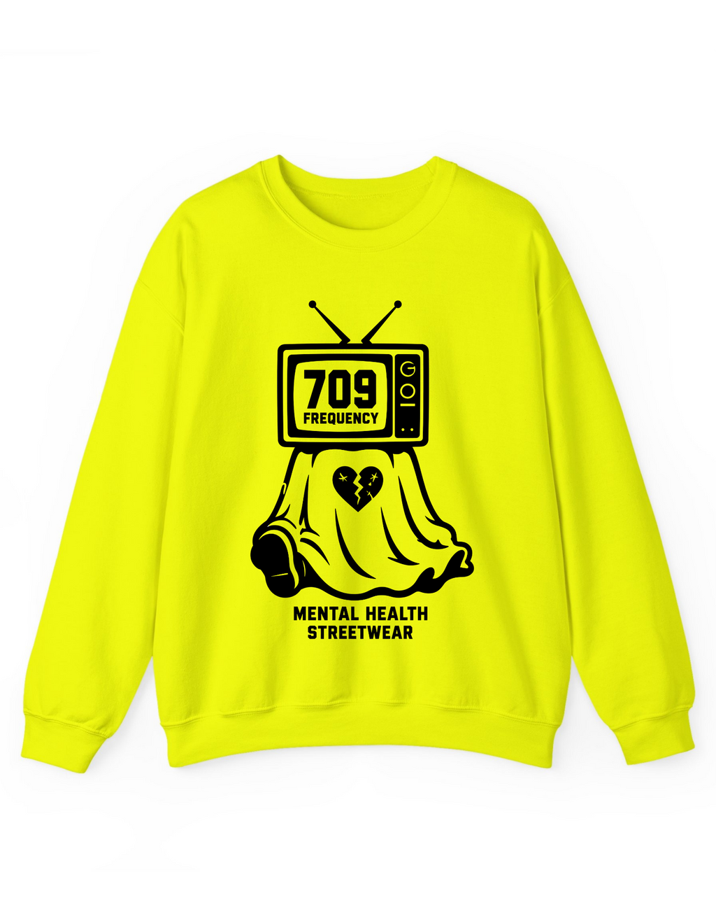 709 FREQ TV GHOST CREWNECK