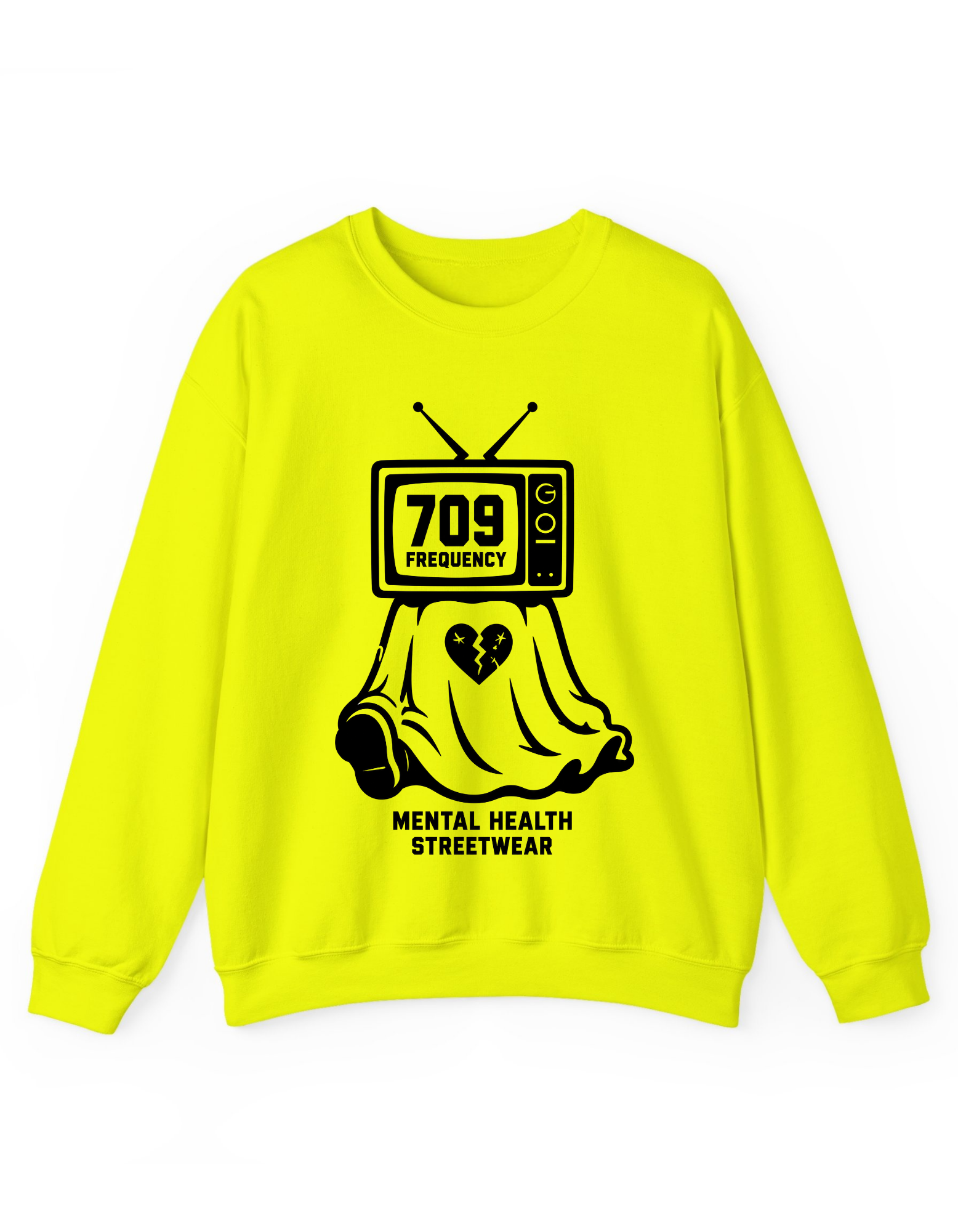 709 FREQ TV GHOST CREWNECK