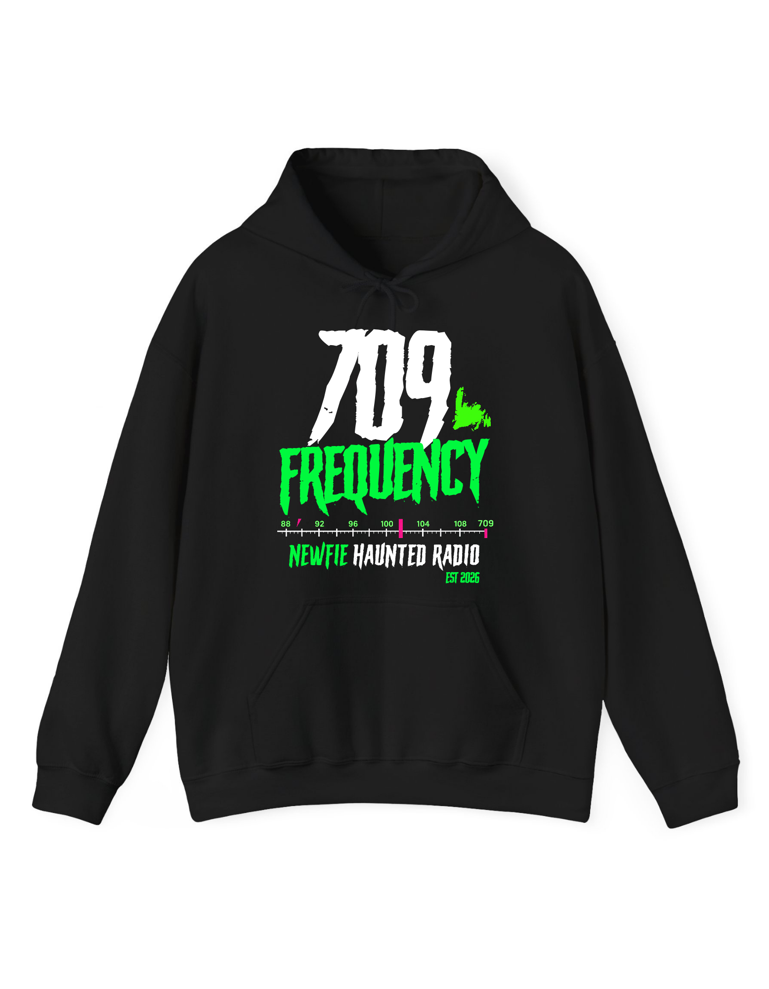 NEWFIE HAUNTED RADIO HOODIE